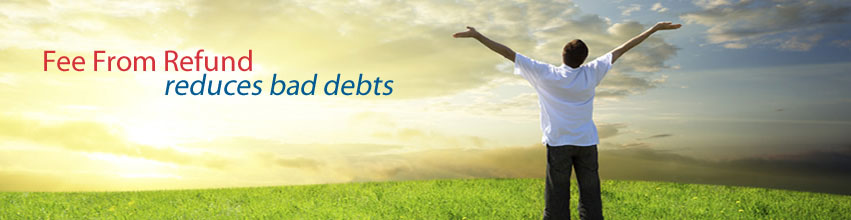 Fee From Refund Reduce Bad Debts